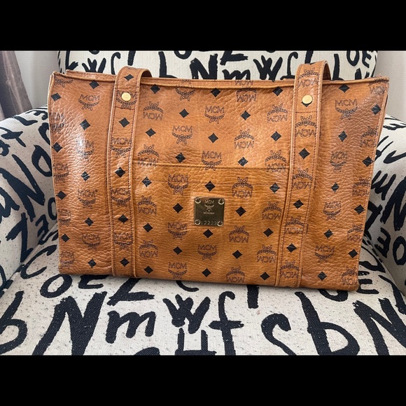 Authentic MCM Tote Zipper Bag - Picture 7 of 13